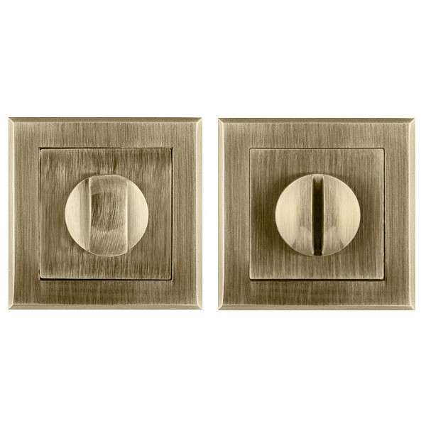 Ручка Punto (Пунто) поворотная BK6.K.QL52 (BK6 QL) ABG-6 зелёная бронза 