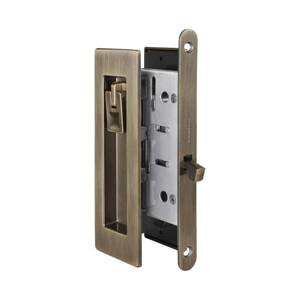 Защелка Armadillo (Армадилло) с ручками для раздвижных дверей SH.URB153.KIT011-BK (SH011 URB) АВ-7 бронза 