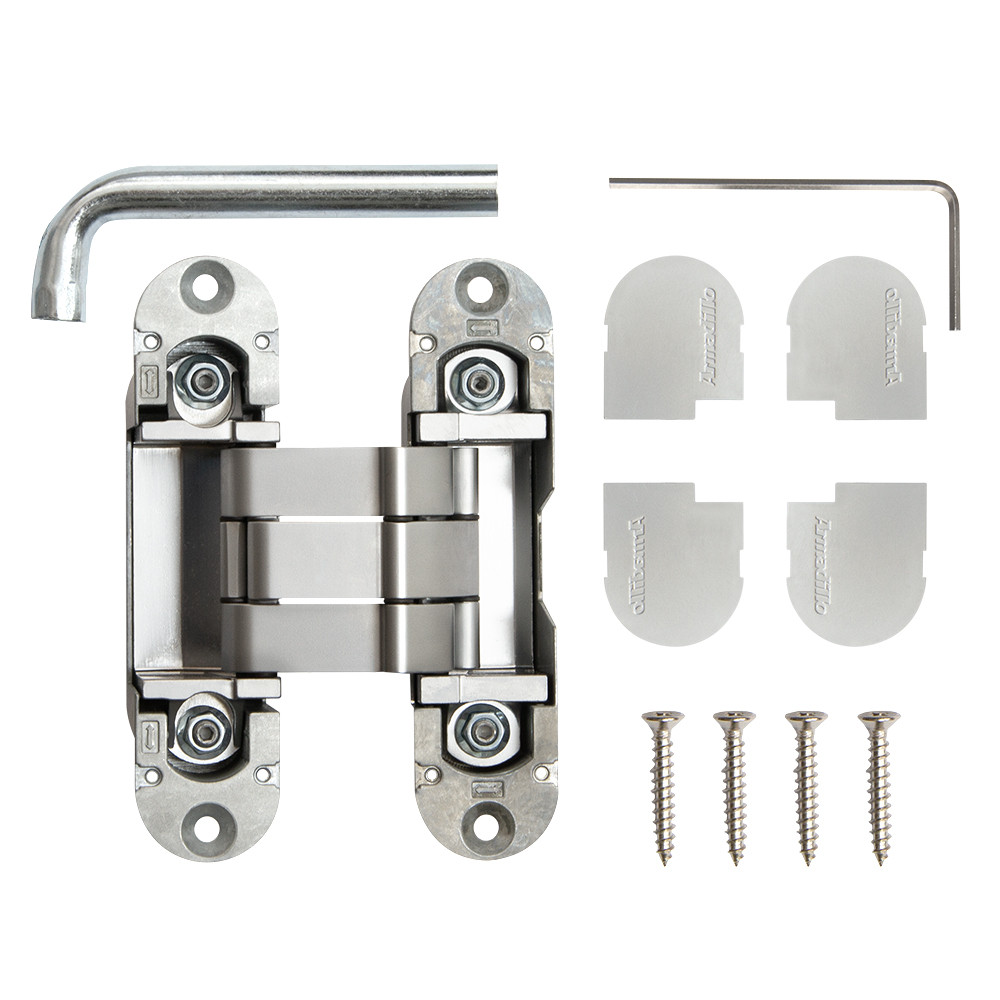 Петля Armadillo (Армадилло) скрытой установки U3D8000.VPG SC мат. хром TECH Петля Armadillo (Армадилло) скрытой установки U3D8000.VPG SC мат. хром TECH