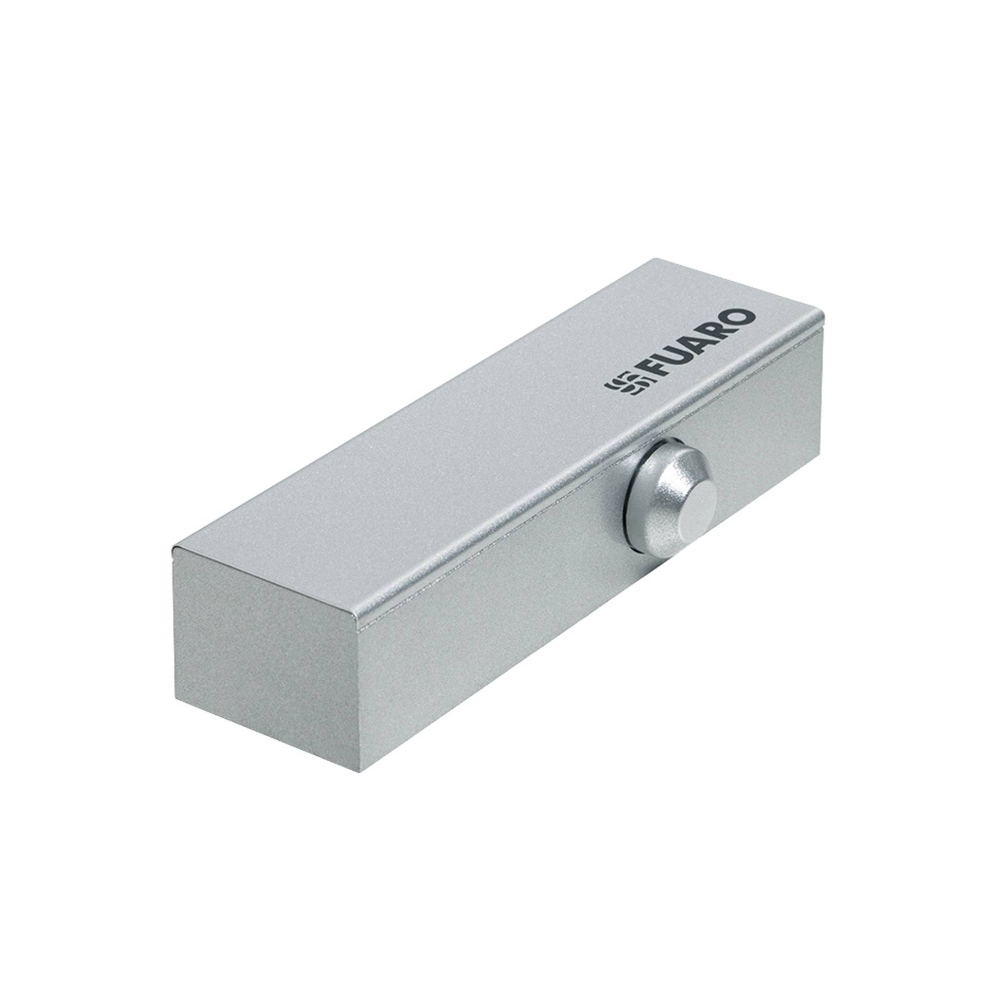 Доводчик Fuaro (Фуаро) дверной DCQ20-4 (40-80 кг) AL w/o arm до 80 кг (алюминий) без тяг в комплекте 