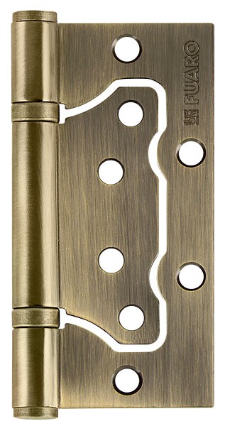 Петля Fuaro (Фуаро) универсальная без врезки IN4500W AB (500-2BB 100x2,5) бронза 