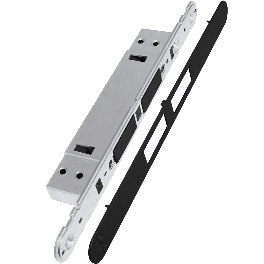 Магнитная AGB (АГБ) защелка регулируемая Touch B01120.30.93 (черный) с лицевой планкой B01120.31.93 Магнитная AGB (АГБ) защелка регулируемая Touch B01120.30.93 (черный) с лицевой планкой B01120.31.93