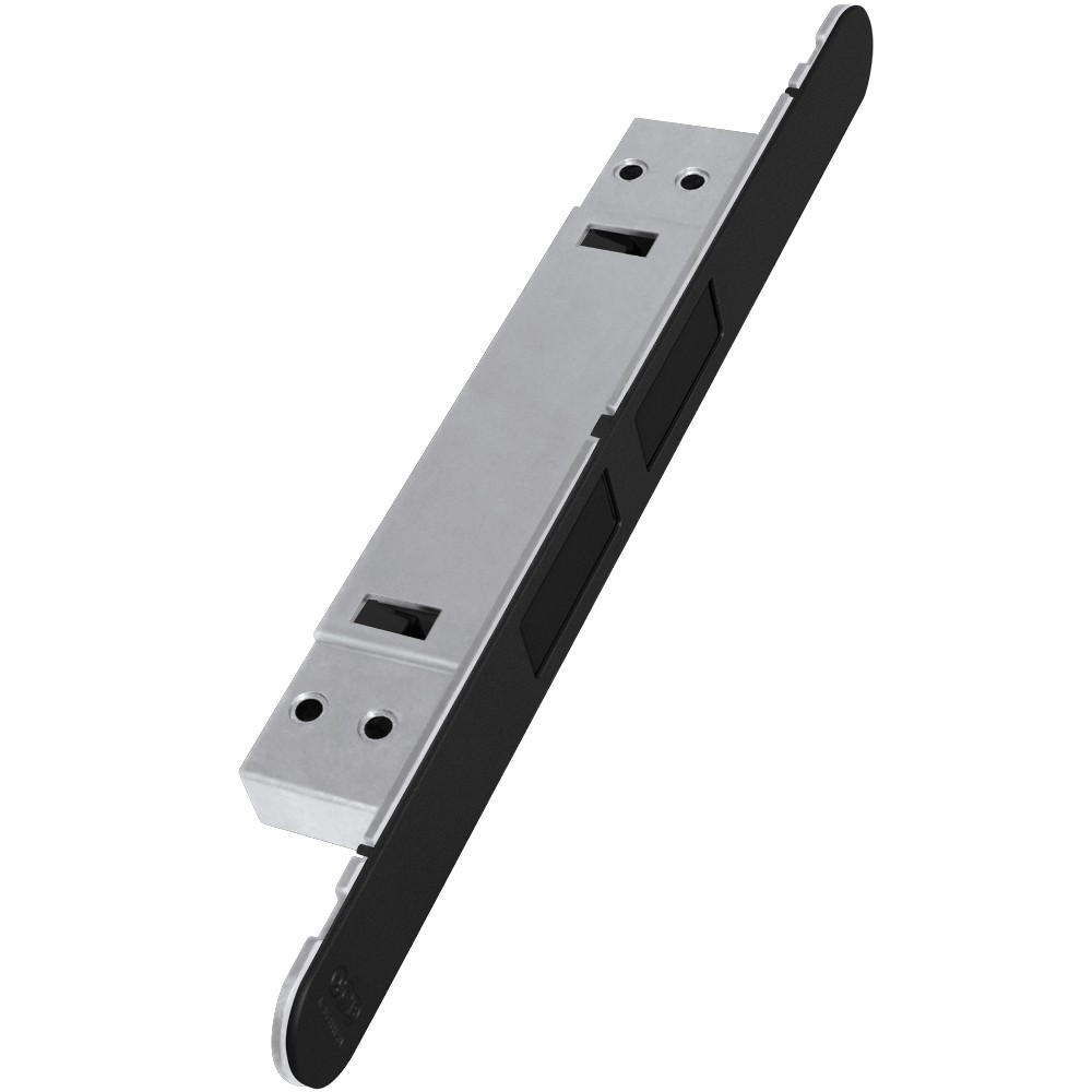 Магнитная AGB (АГБ) защелка регулируемая Touch B01120.30.93 (черный) с лицевой планкой B01120.31.93 