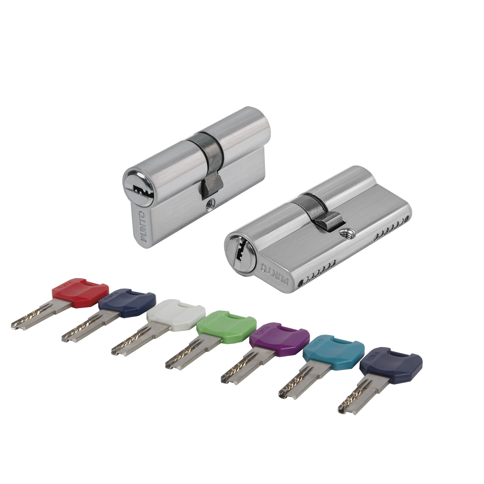 Цилиндровый Punto (Пунто) механизм MaxPro7000Key60mm(25+10+25) SSC сатин.хром 7key 