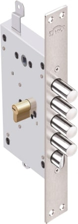 Корпус Elbor (Эльбор) врезного замка с защёлкой Рубин 1.08.21 с тягами /56152/ Корпус Elbor (Эльбор) врезного замка с защёлкой Рубин 1.08.21 с тягами /56152/