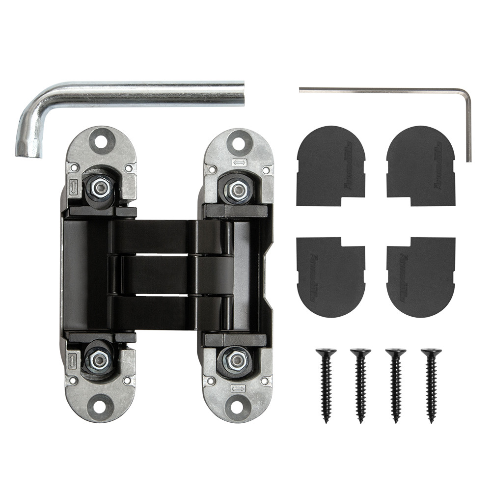 Петля Armadillo (Армадилло) скрытой установки U3D8000.VPG BL черный TECH Петля Armadillo (Армадилло) скрытой установки U3D8000.VPG BL черный TECH