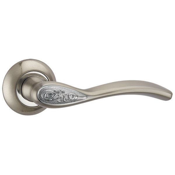 Ручка Punto (Пунто) раздельная R.TL54.RUMBA (RUMBA TL) SN/CP-3 матовый никель/хром Ручка Punto (Пунто) раздельная R.TL54.RUMBA (RUMBA TL) SN/CP-3 матовый никель/хром