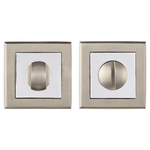 Ручка Punto (Пунто) поворотная BK6.K.QL52 (BK6 QL) SN/CP-3 матовый никель/хром 