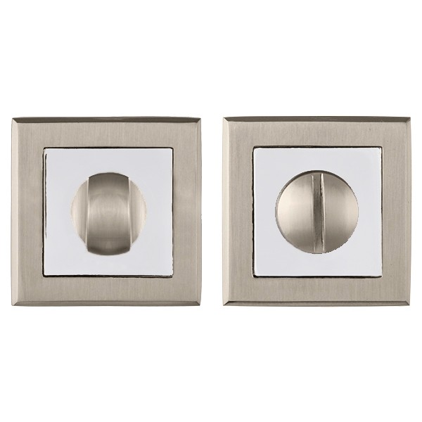 Ручка Punto (Пунто) поворотная BK6.K.QL52 (BK6 QL) SN/CP-3 матовый никель/хром 