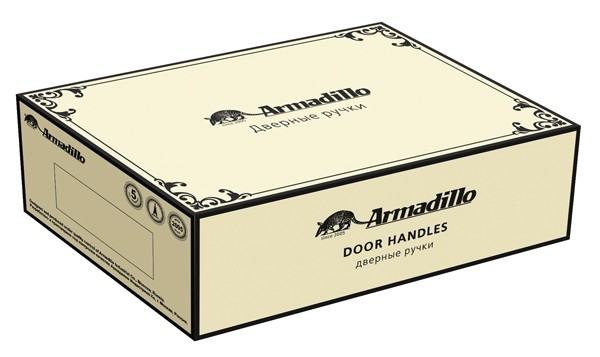 Ручка Armadillo (Армадилло) раздельная R.CL55.Silvia (Silvia CL1) SILVER-925/LWP-109 серебро 925 