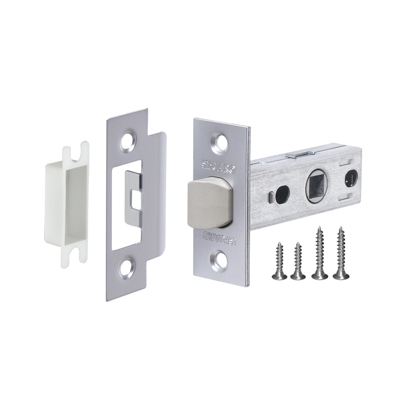 Защелка Fuaro (Фуаро) врезная PLASTP12-45-25 SSC сатинированный хром 