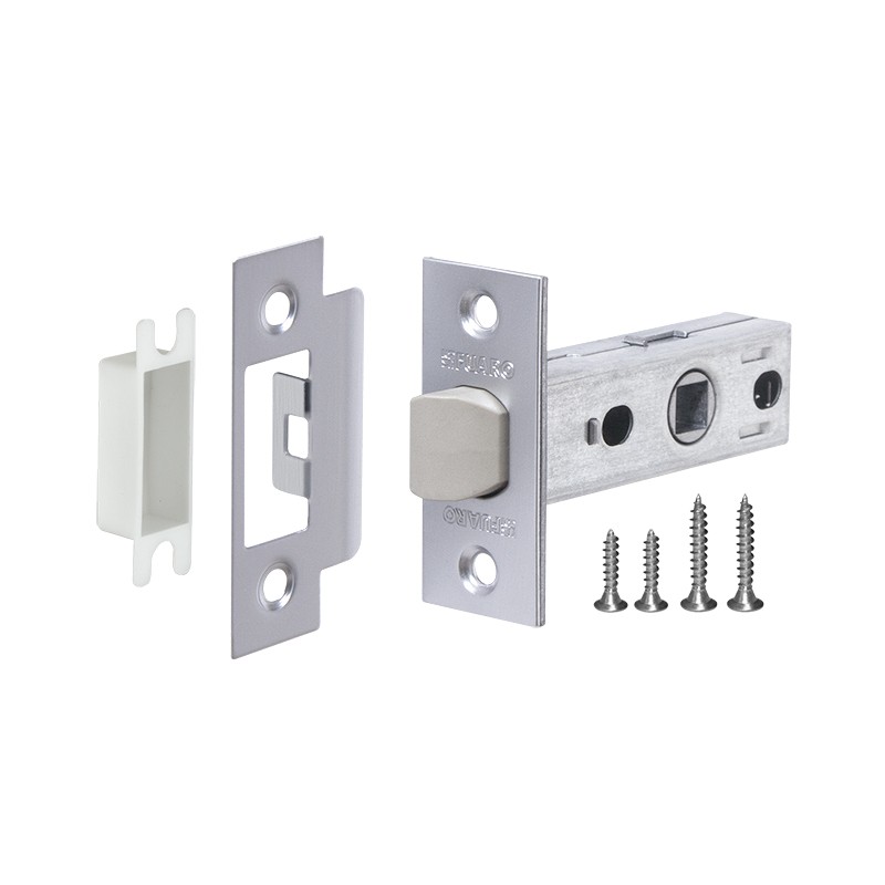 Защелка Fuaro (Фуаро) врезная PLASTP12-45-25 SSC сатинированный хром 