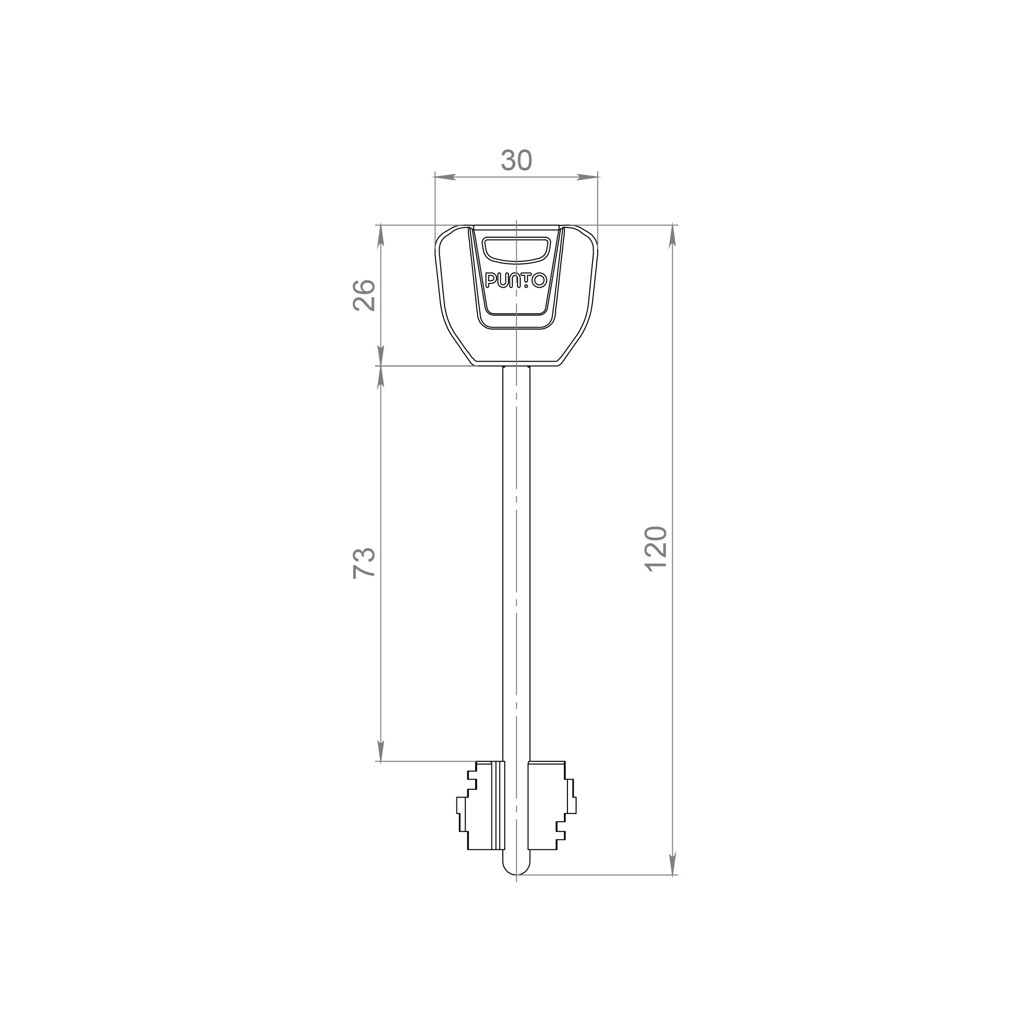 Замок Punto (Пунто) врезной сувальдный MDV30/S-65.77 CP хром (длинный ключ) тех.уп. Замок Punto (Пунто) врезной сувальдный MDV30/S-65.77 CP хром (длинный ключ) тех.уп.