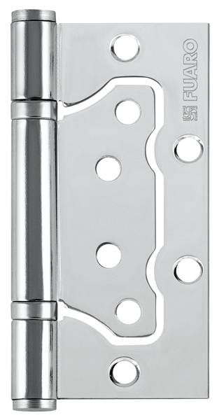 Петля Fuaro (Фуаро) универсальная без врезки IN4500W CP (500-2BB 100x2,5) хром 