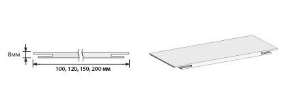 Добор Телескоп 2070*100*8 