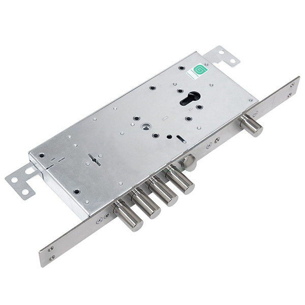 Замок Guardian (Гардиан) врезной двухсистемный ЗВ 75.14 Т с тягами, 5 кл. /128:4242/ 