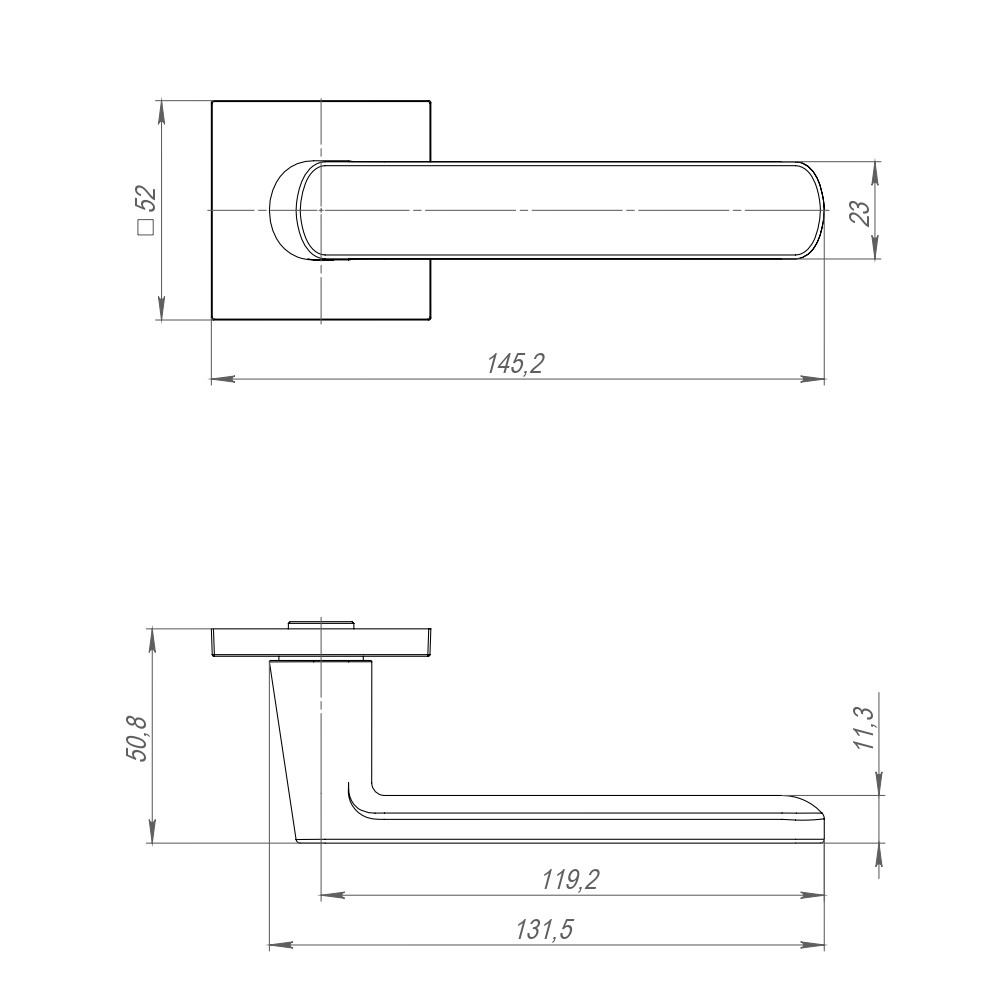 Ручка Ajax (Аякс) раздельная K.JS51.NANO (NANO JS) BL-24 черный Ручка Ajax (Аякс) раздельная K.JS51.NANO (NANO JS) BL-24 черный