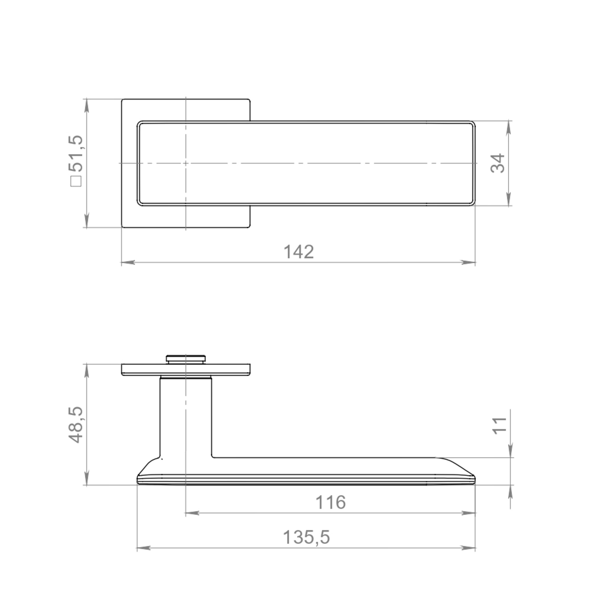 Ручка Armadillo (Армадилло) раздельная K.YM.CASTELLA AC-9 медь Ручка Armadillo (Армадилло) раздельная K.YM.CASTELLA AC-9 медь