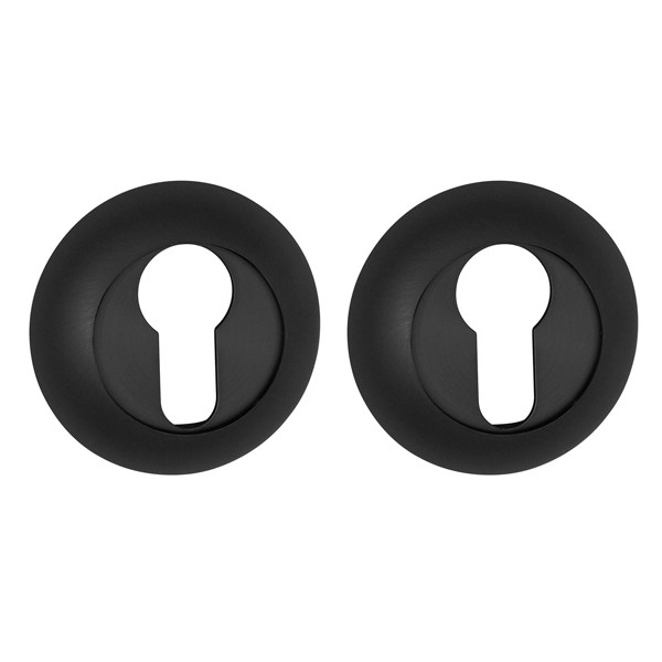 Накладка Punto (Пунто) под цилиндр ET.R.TL54 (ET TL) BL-24 черный 