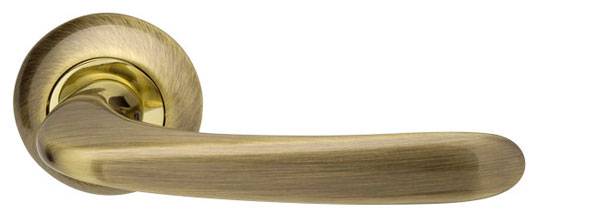 Ручка Armadillo (Армадилло) раздельная R.LD54.Pava (Pava LD42) AB/GP-7 бронза/золото TECH (кв. 8х140) 