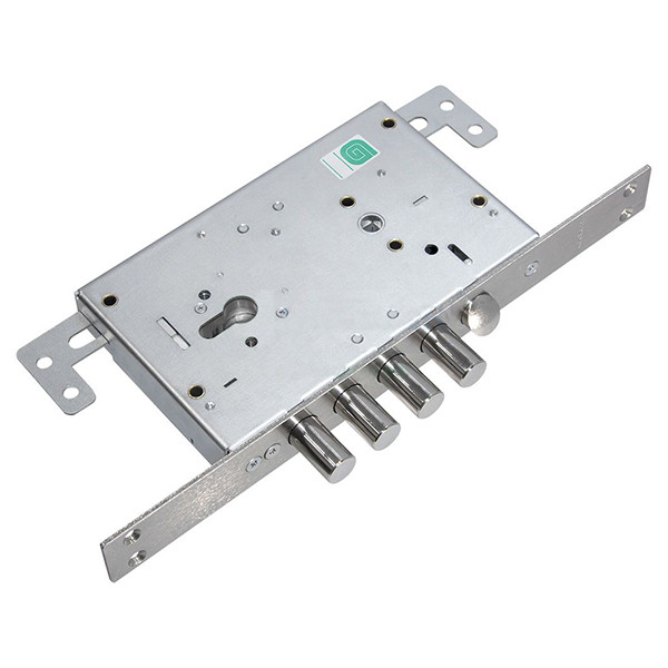 Корпус Guardian (Гардиан) врезного замка с защёлкой ЗВ 72.16 Т с тягами. /128:4140/ Корпус Guardian (Гардиан) врезного замка с защёлкой ЗВ 72.16 Т с тягами. /128:4140/