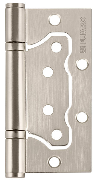 Петля Fuaro (Фуаро) универсальная без врезки IN4500W SN (500-2BB 100x2,5) мат. никель 