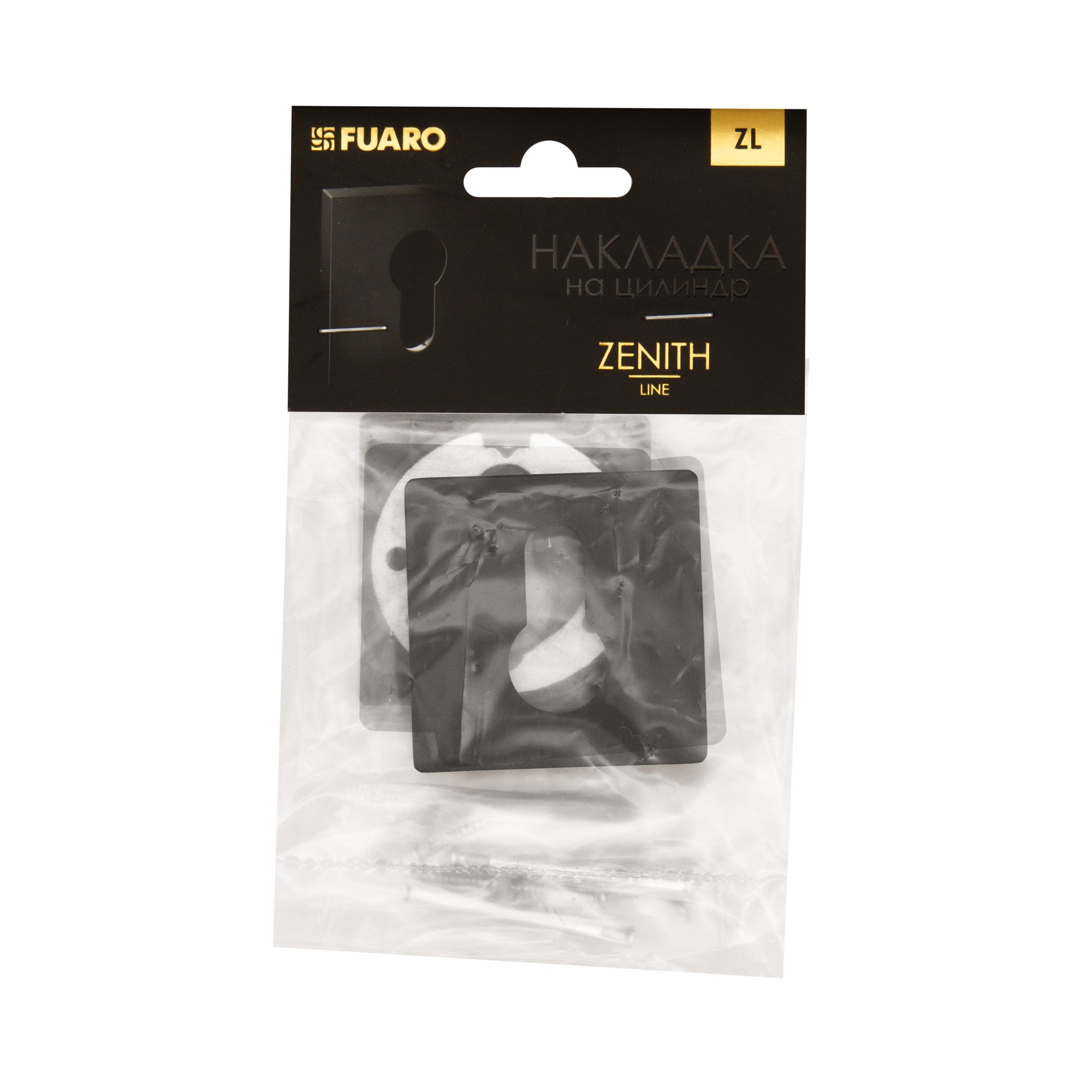 Накладка Fuaro (Фуаро) на цилиндр ET.K.ZL52 BL-24 черный Накладка Fuaro (Фуаро) на цилиндр ET.K.ZL52 BL-24 черный