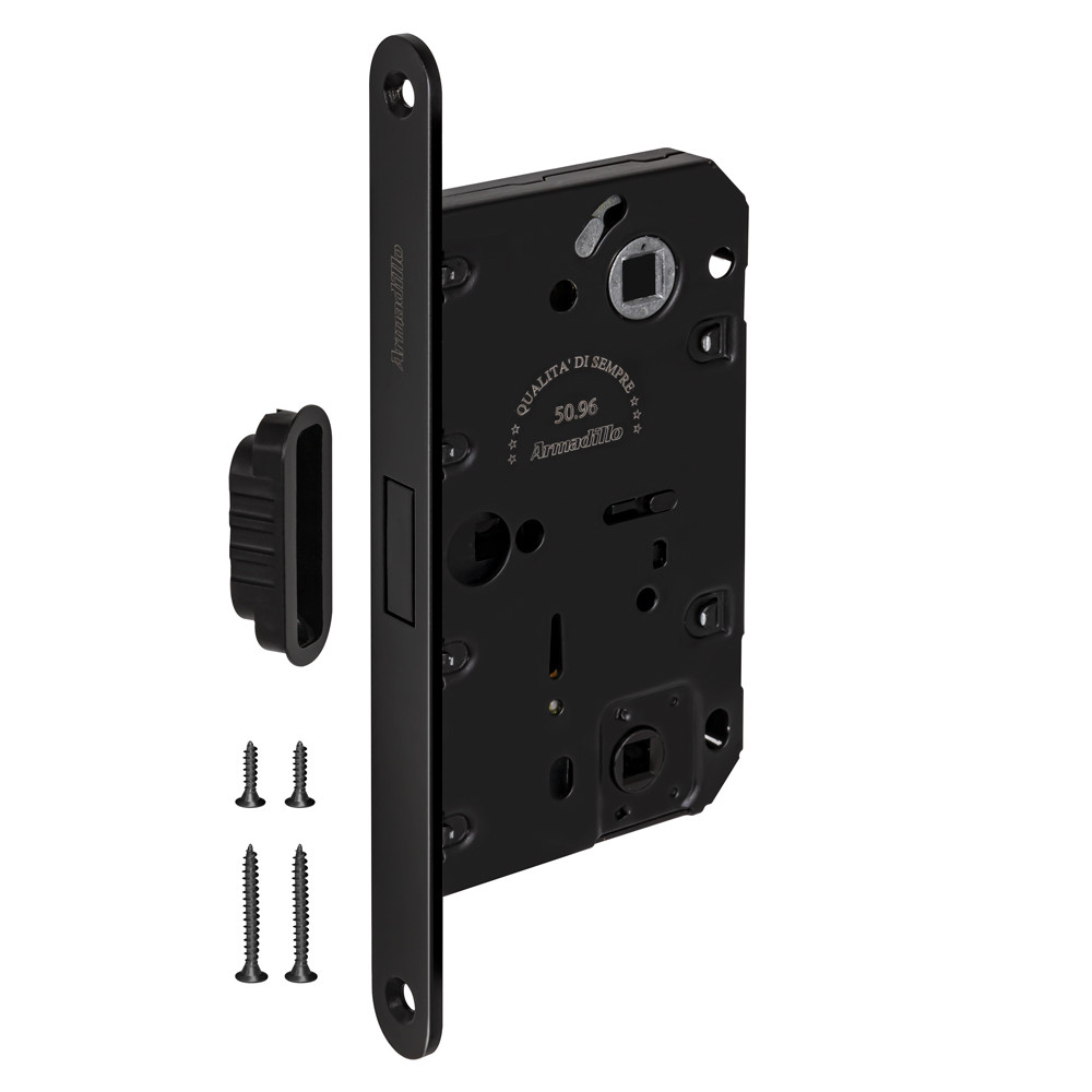 Магнитная Armadillo (Армадилло) защелка WC с ответной планкой GRAVITY G01.190.50.96 BL черный Магнитная Armadillo (Армадилло) защелка WC с ответной планкой GRAVITY G01.190.50.96 BL черный