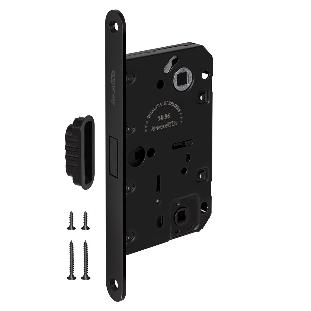 Магнитная Armadillo (Армадилло) защелка WC с ответной планкой GRAVITY G01.190.50.96 BL черный 