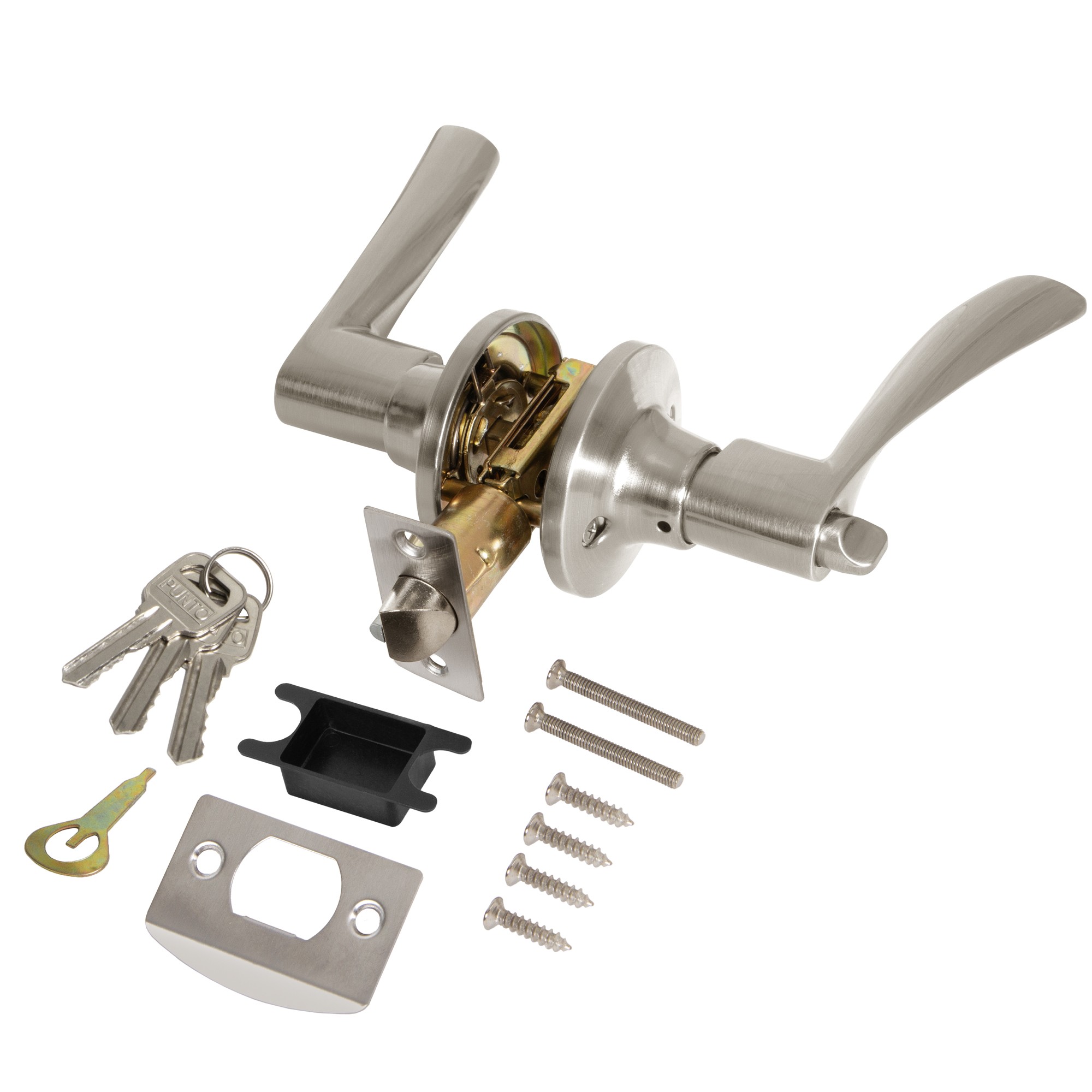 Ручка Punto (Пунто) защелка DK610/BL SN-ET (кл./фик.) мат.никель Ручка Punto (Пунто) защелка DK610/BL SN-ET (кл./фик.) мат.никель