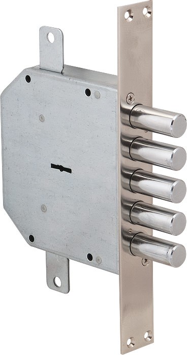 Замок Mottura (Моттура) врезной сувальдный 50.798-D (правый), ключ 40 мм, без накл. 