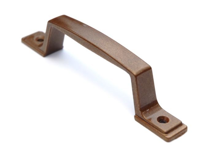 Ручка-скоба skobis (СКОБИС) алюминий РСА-80 бронза металлик 