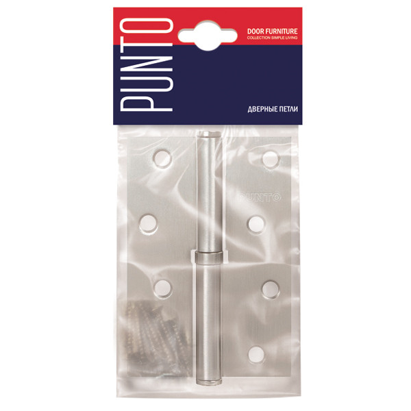 Петля Punto (Пунто) съемная IN4100SR-HD PN правая (113/HD-4) мат. никель ПОДВЕС Петля Punto (Пунто) съемная IN4100SR-HD PN правая (113/HD-4) мат. никель ПОДВЕС