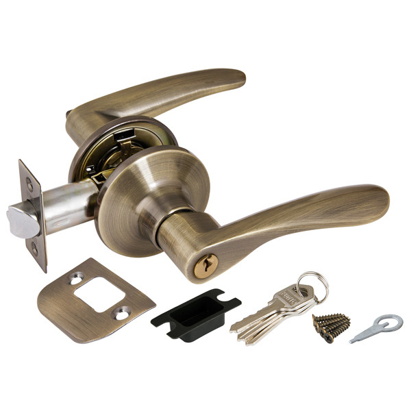 Ручка Punto (Пунто) защелка DK620 AB-ET (6020 AB-E) (кл./фик.) бронза 