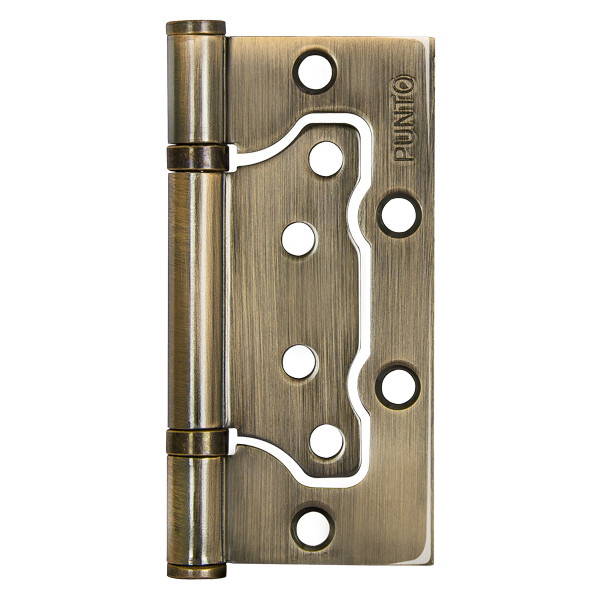 Петля Punto (Пунто) универсальная без врезки IN4200W AB (200-2B 100x2,5) бронза 