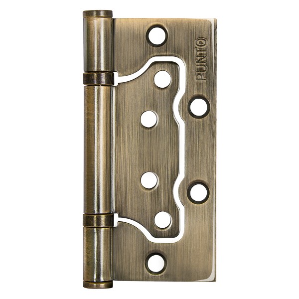 Петля Punto (Пунто) универсальная без врезки IN4200W AB (200-2B 100x2,5) бронза 