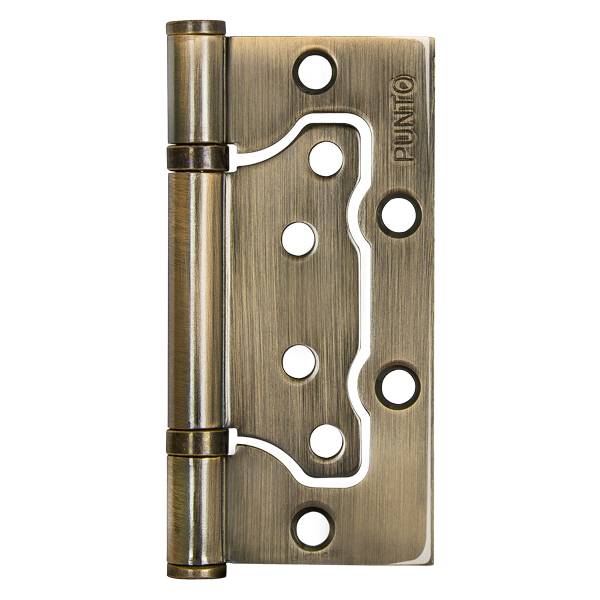 Петля Punto (Пунто) универсальная без врезки IN4200W AB (200-2B 100x2,5) бронза 