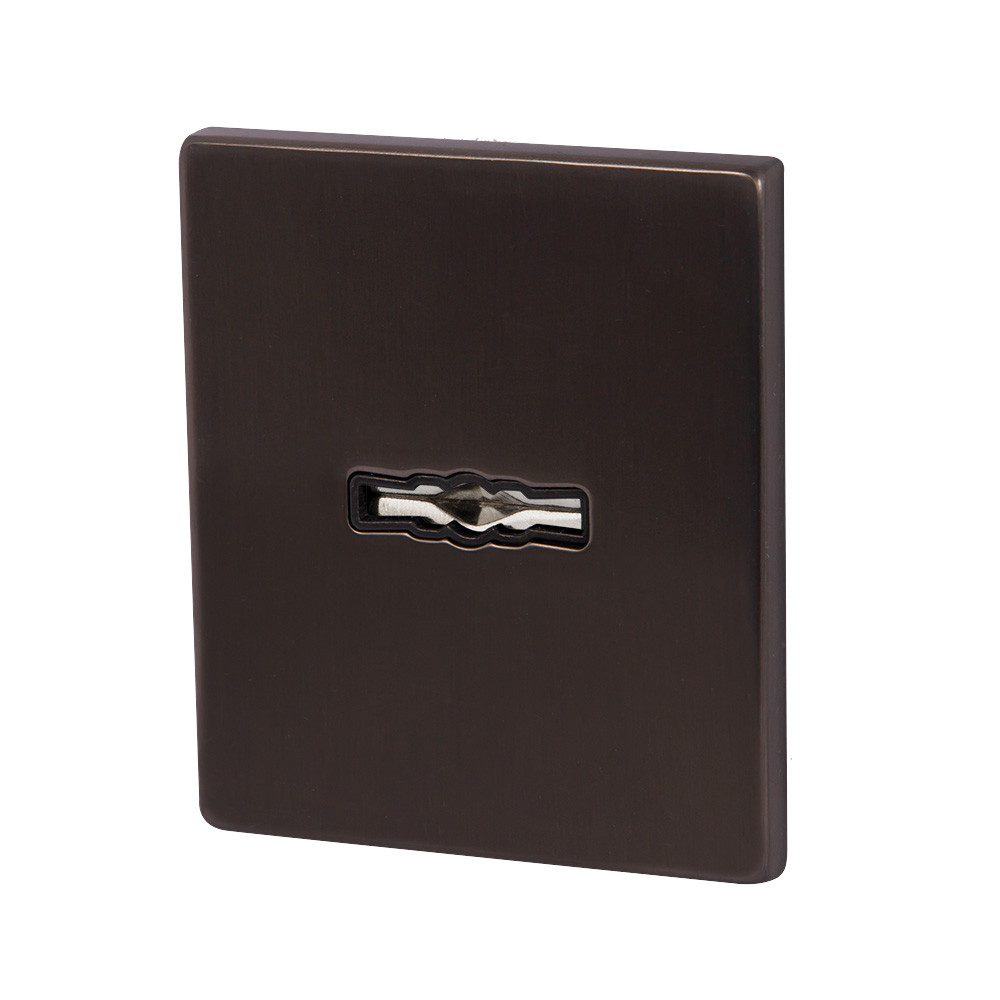 Накладка Armadillo (Армадилло) на сувальдный замок ESC.S-auto.USS/K (PS Protector/USS) BPVD вороненый никель 