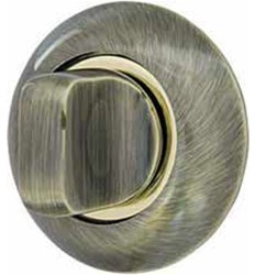 Ручка Armadillo (Армадилло) поворотная BK6.R.LD54 (BK6) AB/GP-7 бронза/золото 