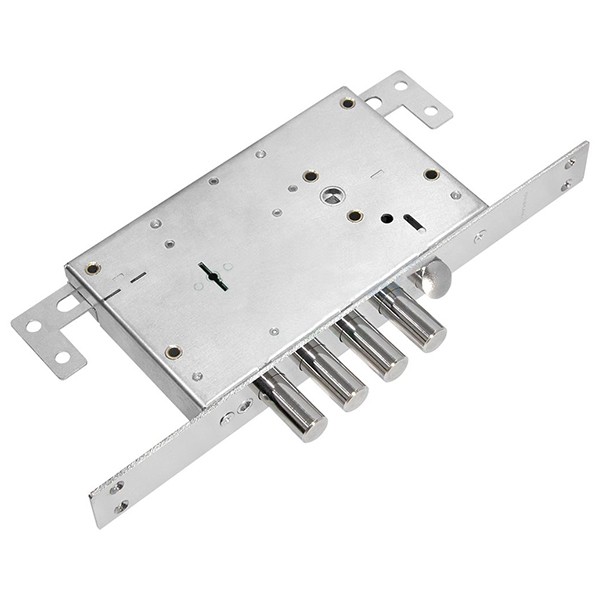 Замок Guardian (Гардиан) врезной сувальдный с защёлкой ЗВ 71.14 Т с тягами, 5 кл. /128:4136/ 