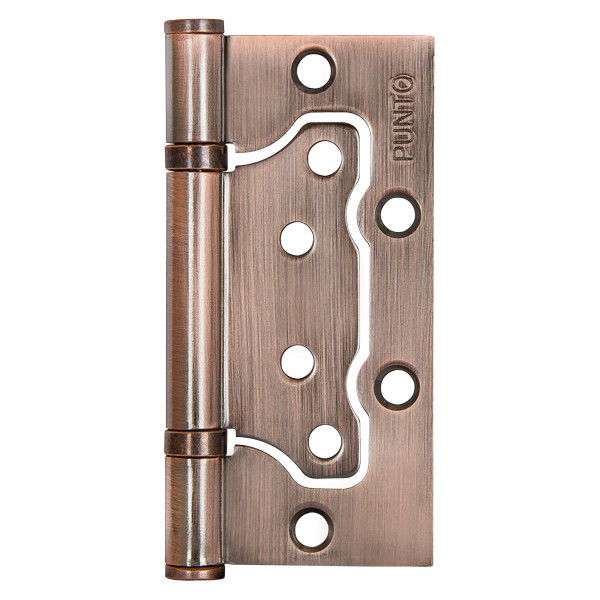 Петля Punto (Пунто) универсальная без врезки IN4200W AC (200-2B 100x2,5) медь 