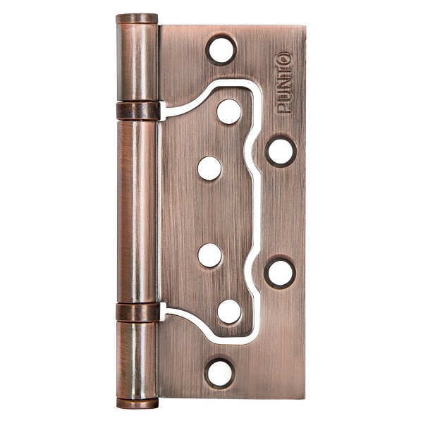 Петля Punto (Пунто) универсальная без врезки IN4200W AC (200-2B 100x2,5) медь Петля Punto (Пунто) универсальная без врезки IN4200W AC (200-2B 100x2,5) медь