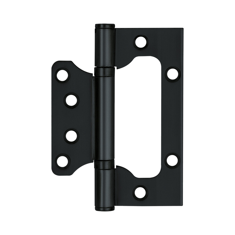 Петля Ajax (Аякс) универсальная без врезки IN4000W BL (100/P-2B 100x2,3) черный 