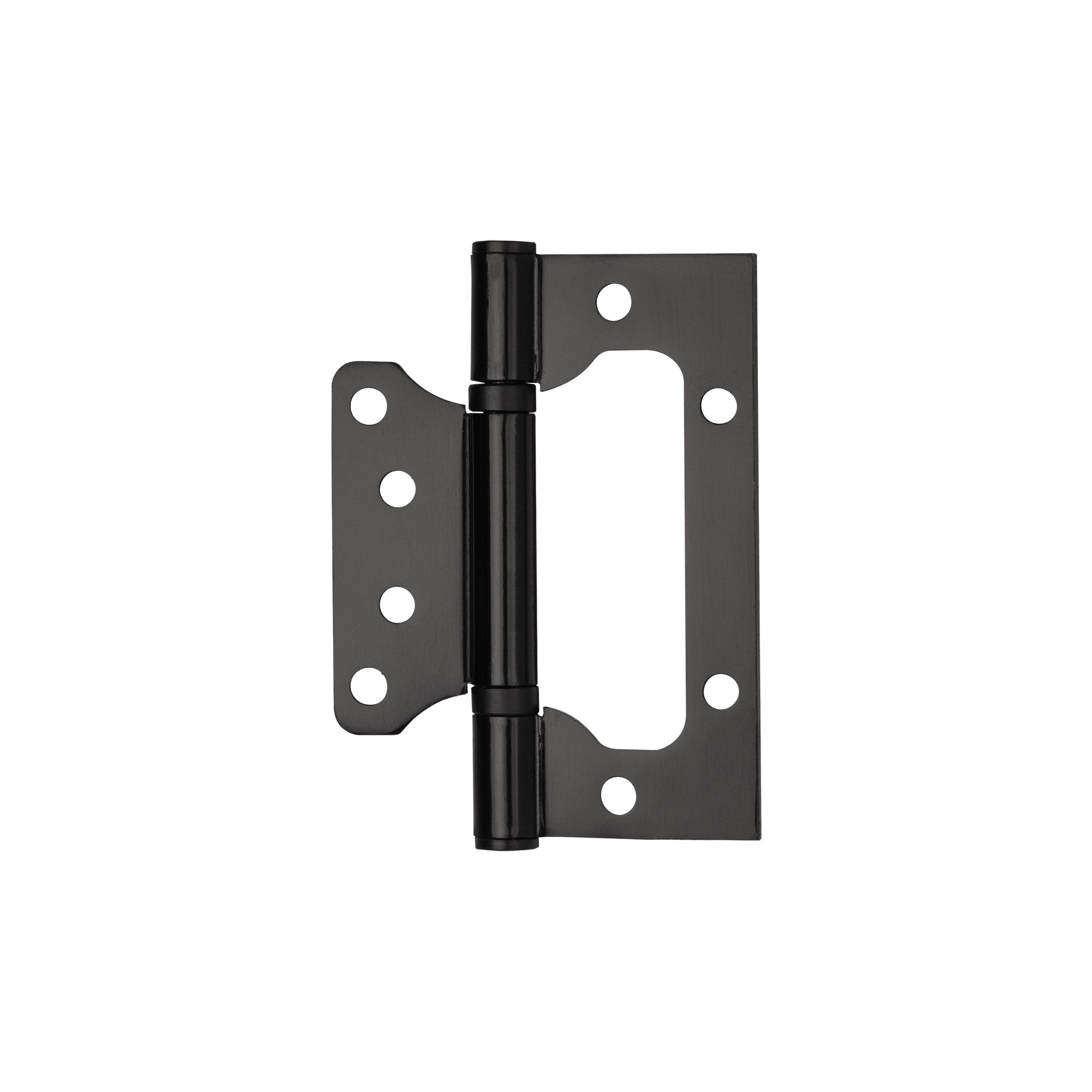 Петля Ajax (Аякс) универсальная без врезки IN4000W BL (100/P-2B 100x2,3) черный 