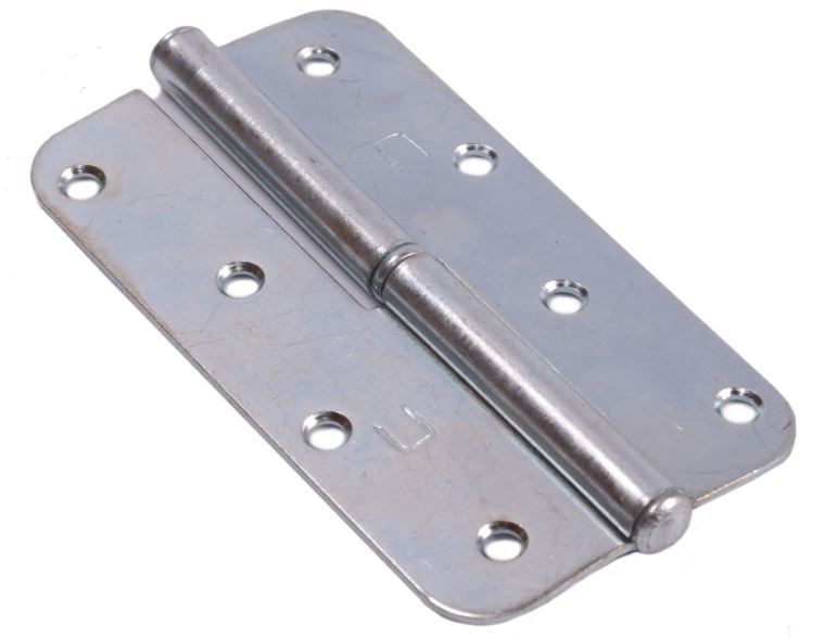 Петля skobis (СКОБИС) накладная ПН-130 цинк белый, правая 