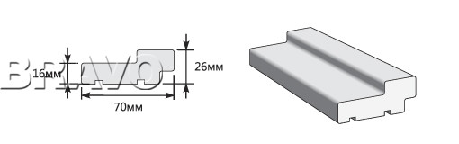 Коробка МДФ 2070*70*26 (п)