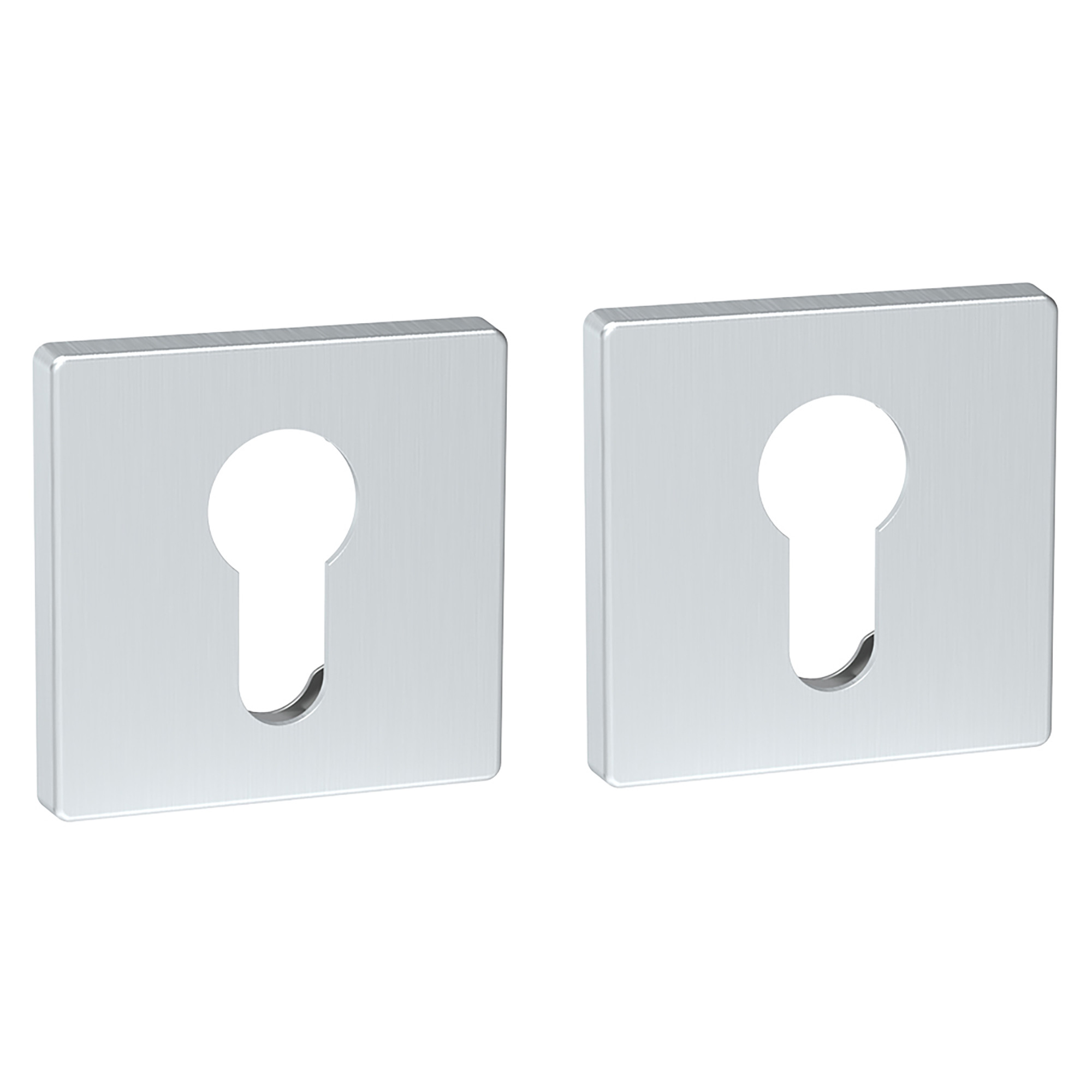 Накладка Fuaro (Фуаро) под цилиндр ET.K.SL52 (ET SL) SSC-16 сатинированный хром 