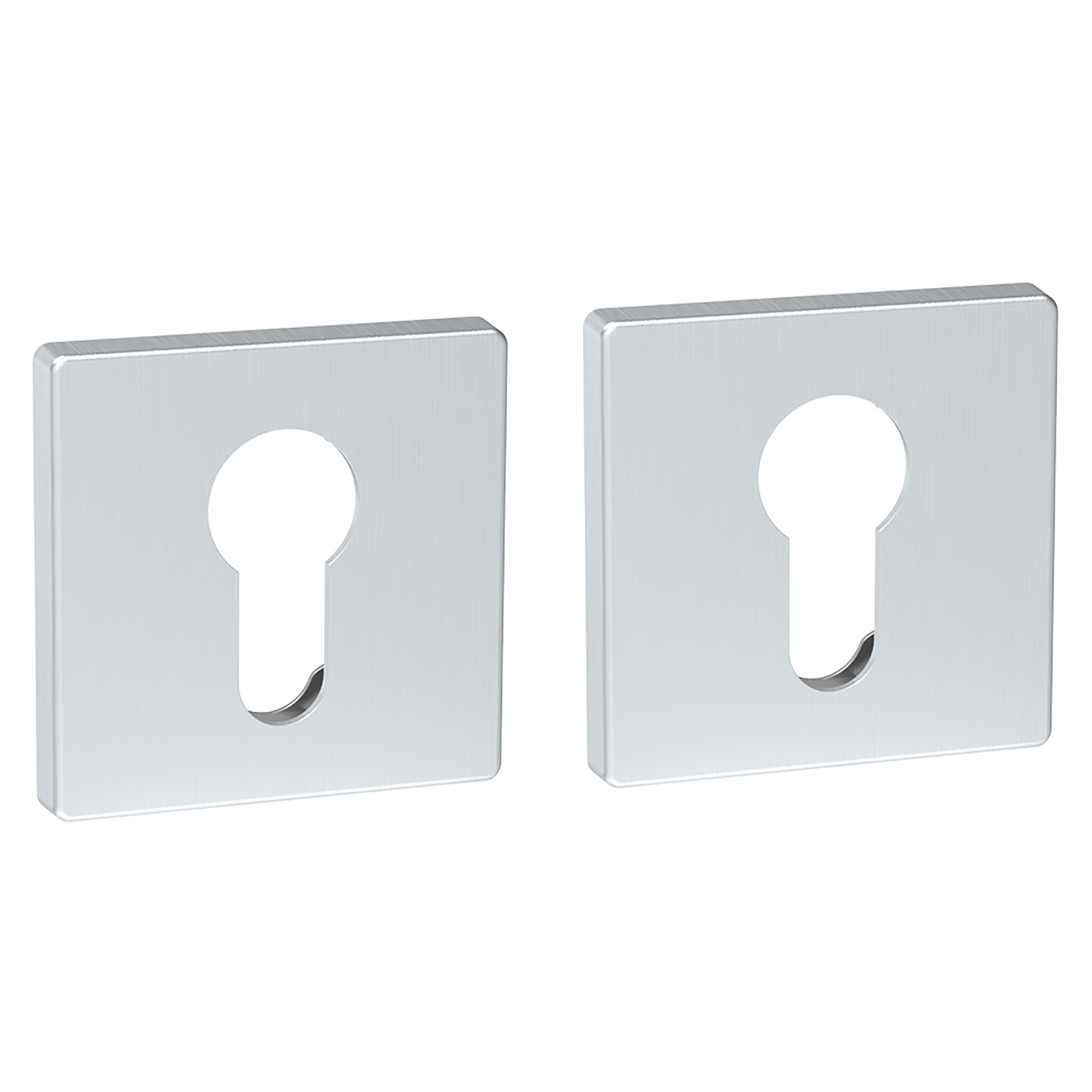 Накладка Fuaro (Фуаро) под цилиндр ET.K.SL52 (ET SL) SSC-16 сатинированный хром 