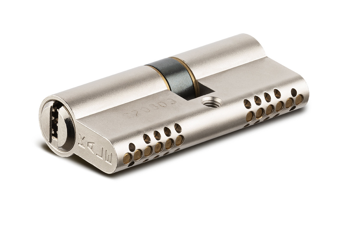 Цилиндровый Kale kilit (Кале килит) механизм 164 OBS SNE/90 (40+10+40) mm никель 5 кл. new 