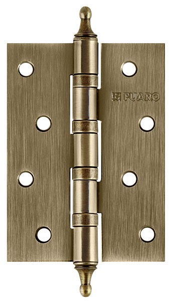 Петля Fuaro (Фуаро) универсальная IN4400UA-BL AB (4BB/A/BL 100x75x2,5) бронза БЛИСТЕР 